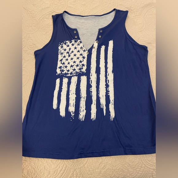 SHEIN Tops - 🔹EUC🔹AMERICAN FLAG TANK TOP🔹